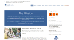 Desktop Screenshot of mindinthevale.org.uk